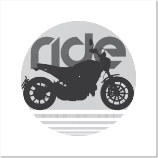 Ride scrambler icon sun Posters and Art